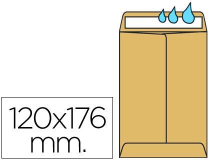 Sobre Liderpapel Bolsa N.2 Kraft Salarios 120X176 mm Engomado Caja de 1000 Unidades