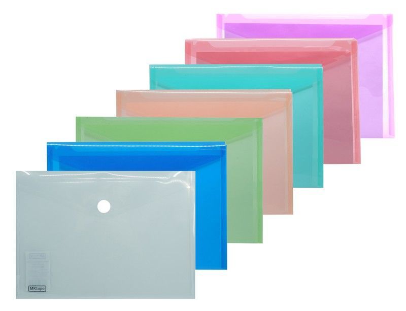 Sobre portadocumentos A5 con cierre de velcro. 7 colores