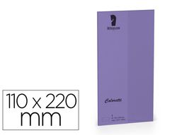 Sobre rossler coloretti dl americano color lila 110x220 mm pack de 5 unidades