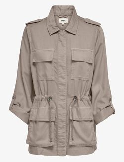 Sobrecamisa m. 3/4 Lyocell con bolsillos Only String