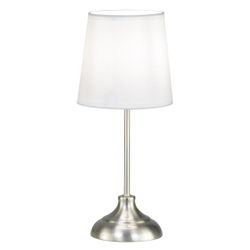 Sobremesa Bolton Niquel/Blanco 1 X 40W E-14