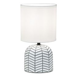 Sobremesa Darren Blanco/Gris 1 X 40W E-14