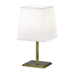 Sobremesa Fox Blanco/Cuero 1 X 40W E-14