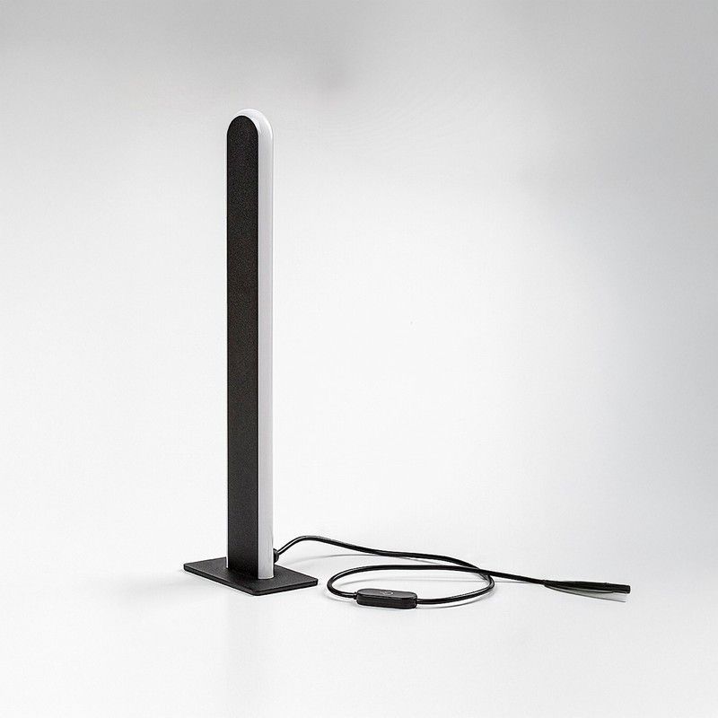 Sobremesa led negro Sindri