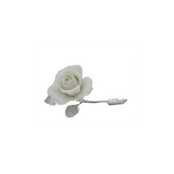 Sobremesa Rosa Latón 10cm NF0050V-B Blanco