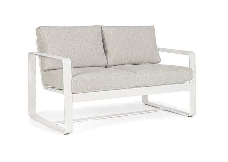 Sofá 2 plazas con cojines Merrigan Blanco YK11