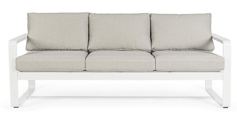 Sofá 3 plazas con cojines Merrigan Blanco YK11