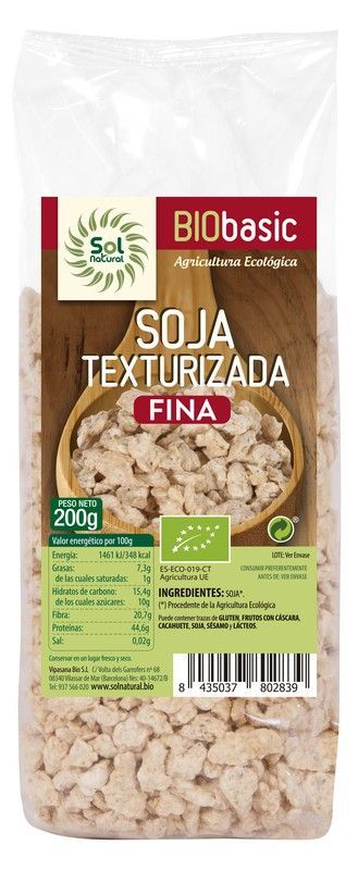 Soja Texturizada Fina Bio 200 G