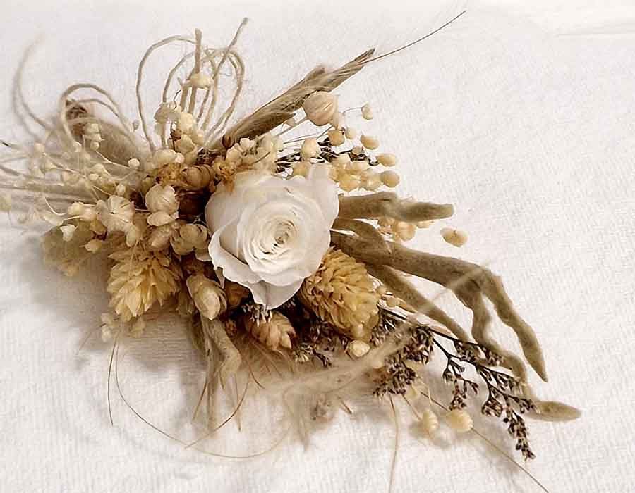 Solapa con Rosa Preservada Colores