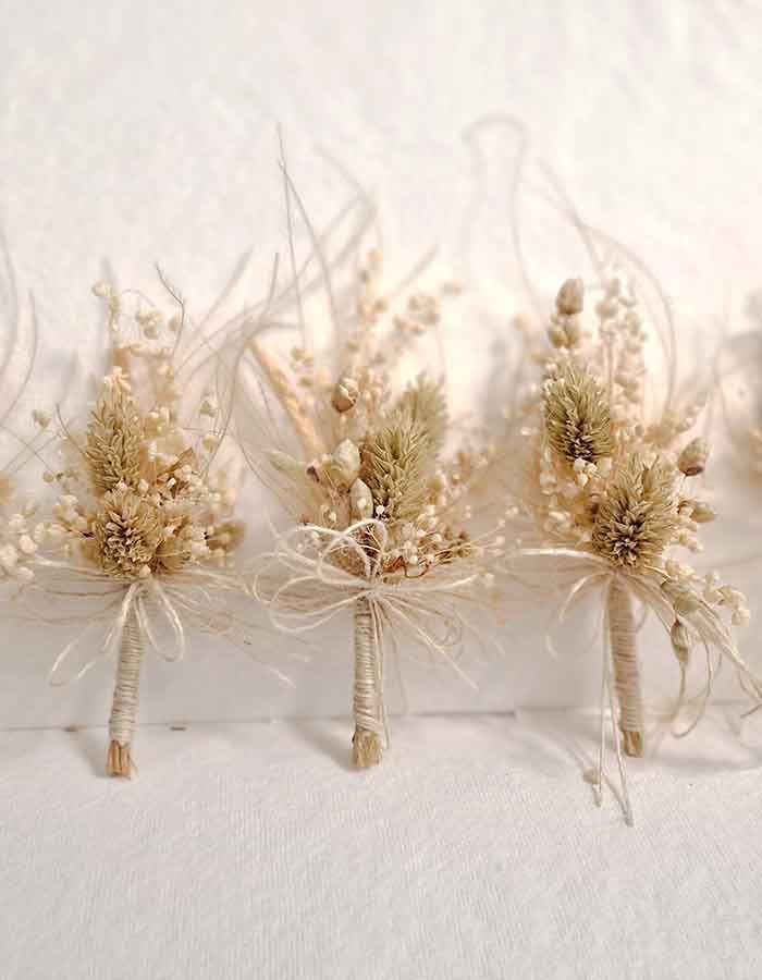 Solapa Pequeña de Flor Seca Laia