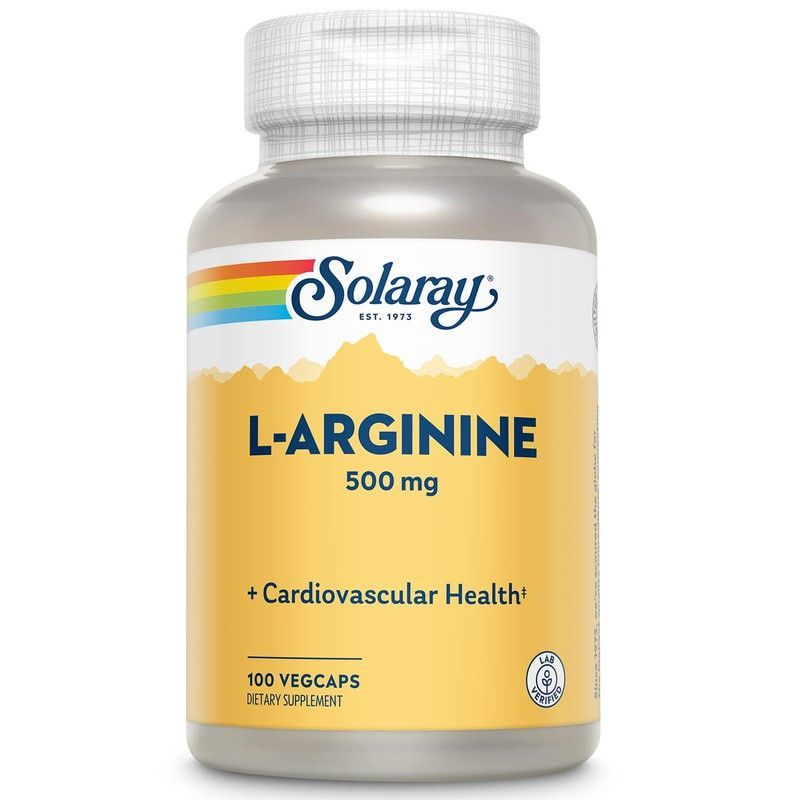 Solaray L-Arginine 500 mg 100 Capsulas