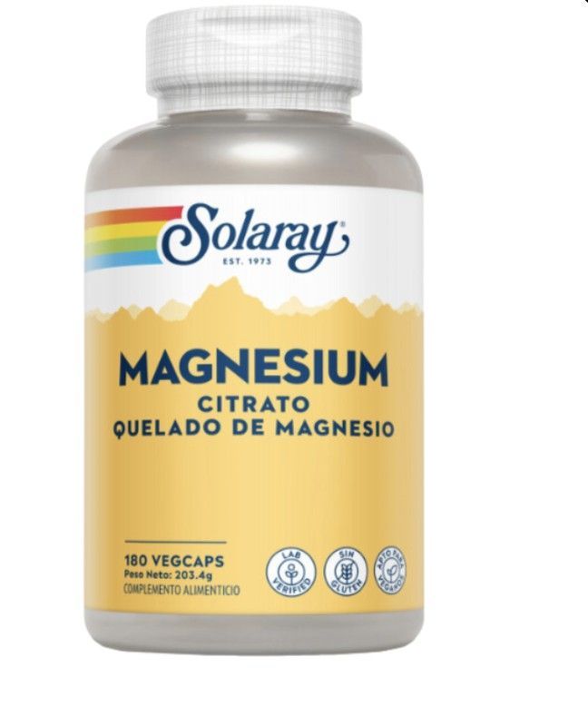Solaray Magnesio Citrato 180 Capsulas