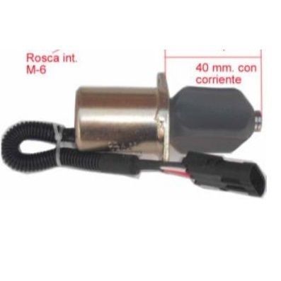 Solenoide de Paro KUBOTA, YANMAR Y BOBCAT SOL17514161-12 MAJ
