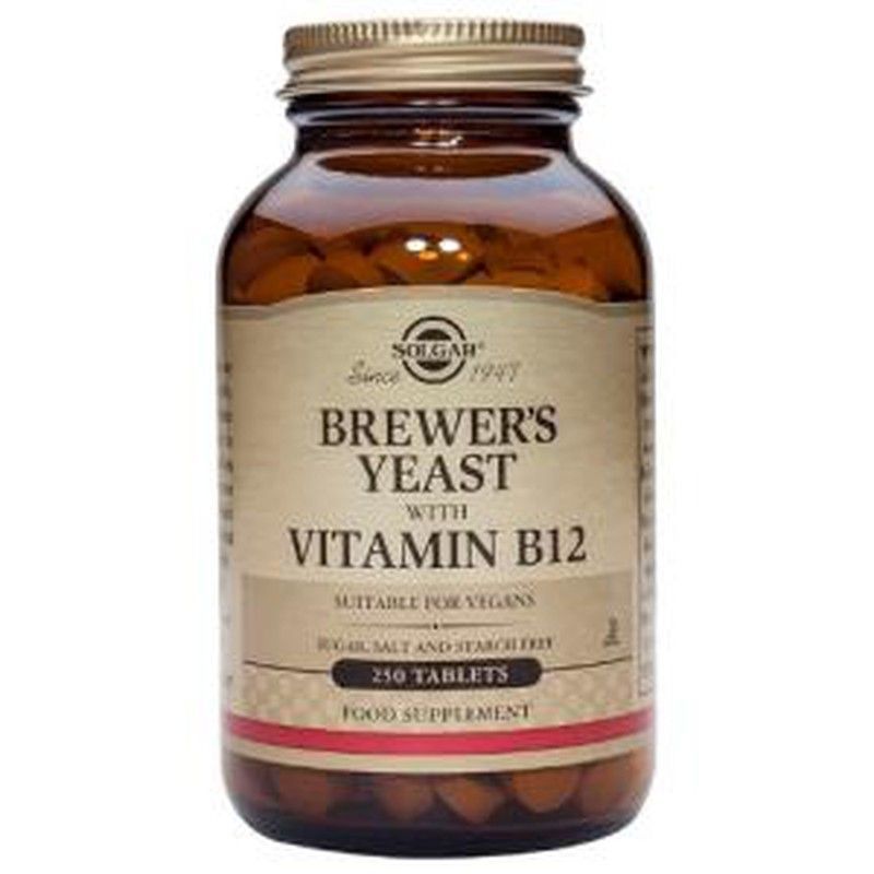 Solgar Levadura De Cerveza Vit B12 250 Comprimidos