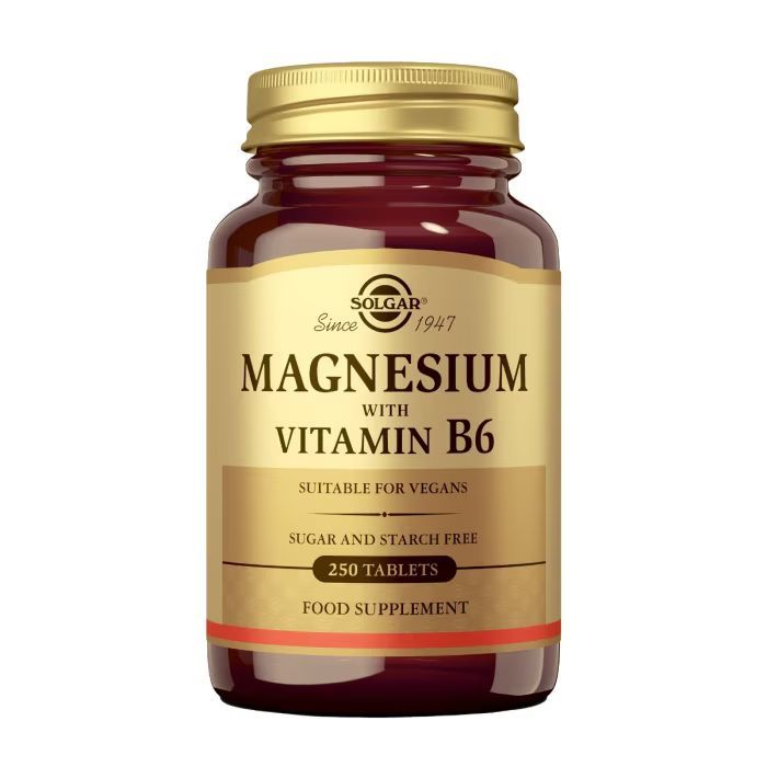Solgar Magnesio con Vitamina B6 250 comprimidos