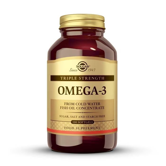 Solgar Omega-3 Triple Concentración 100 Cápsulas Blandas