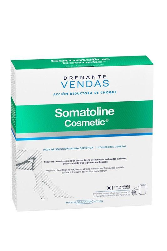 Somatoline Vendas Drenantes 2 vendas reutilizables