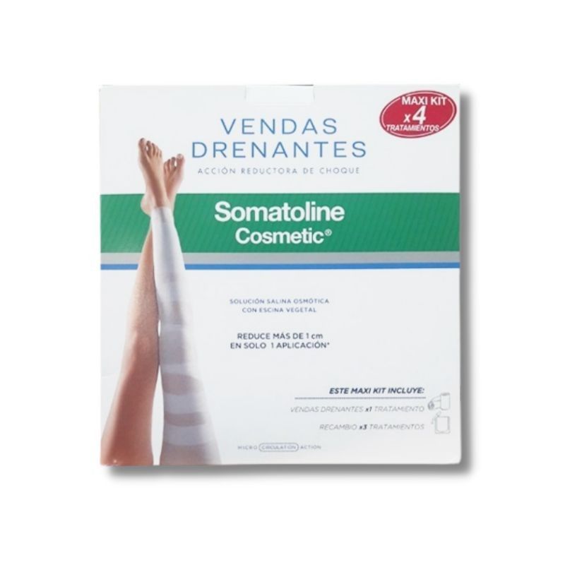 Somatoline Vendas Drenantes Reductoras Maxi Kit
