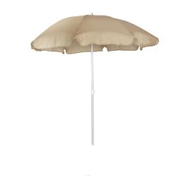 Sombrilla, 180 cm Ř, de loneta en beige y blanco | Colección Gandía