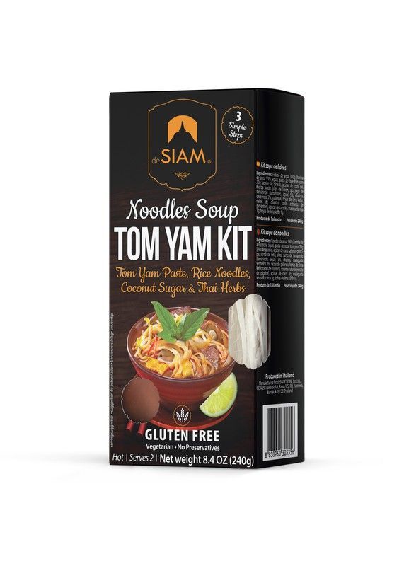 Sopa tomyam 5 sobres de siam 50 grs