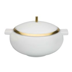 Sopera porcelana Domo Gold, Ø29,3x18,2 cm