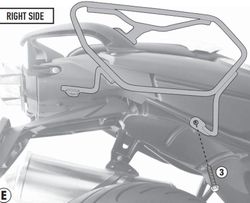 Soporte alforjas easylock, f800r y f800 gt givi te5118