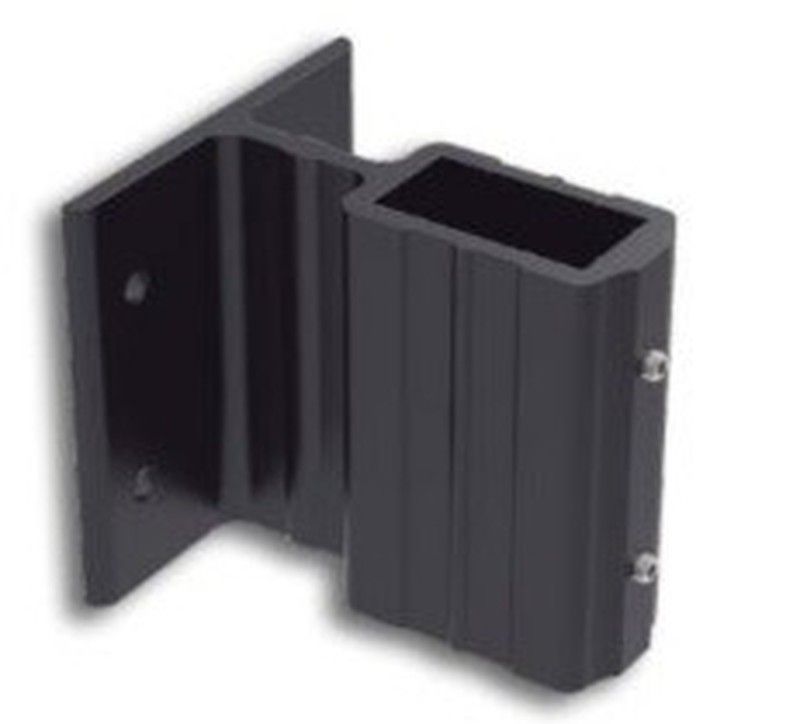 Soporte Aluminio Volar-barandillas. 40x20 blanco