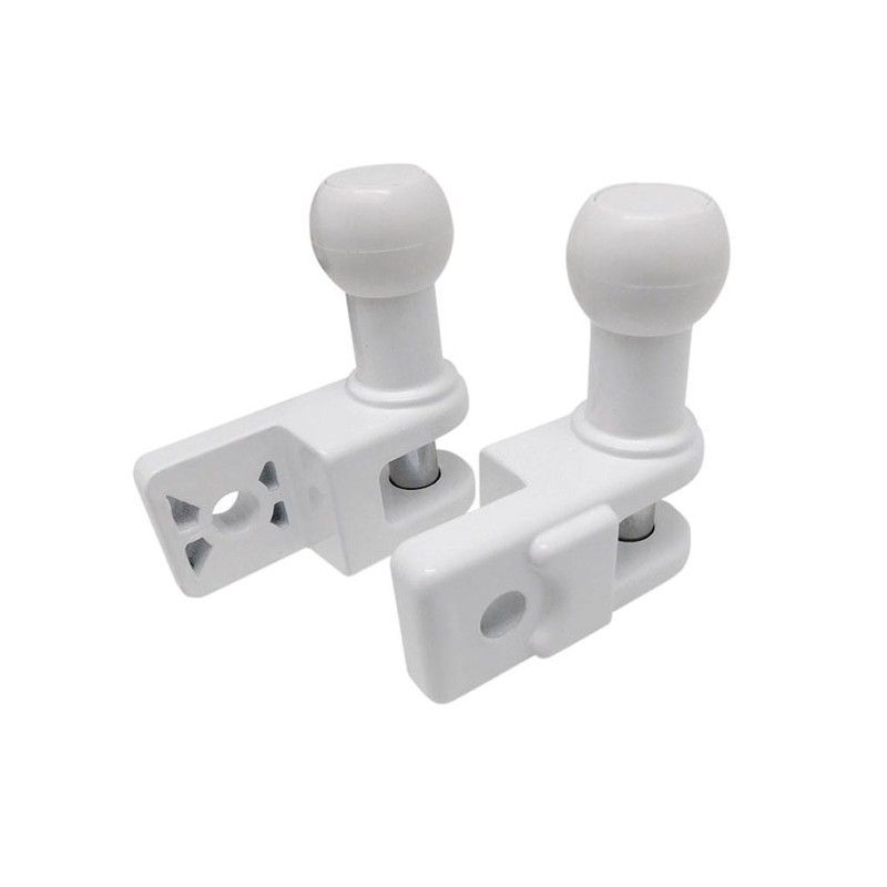 Soporte Barandilla Toldo Blanco 2 Unidades