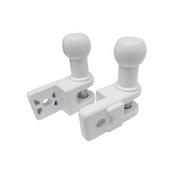 Soporte Barandilla Toldo Blanco 2 Unidades