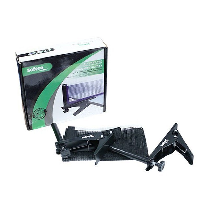 Soporte con pinza para red de tenis de mesa competición