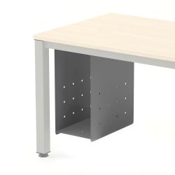 Soporte Cpu Para  Mesas Work/Executive/Total/Blanca Gris Aluminio