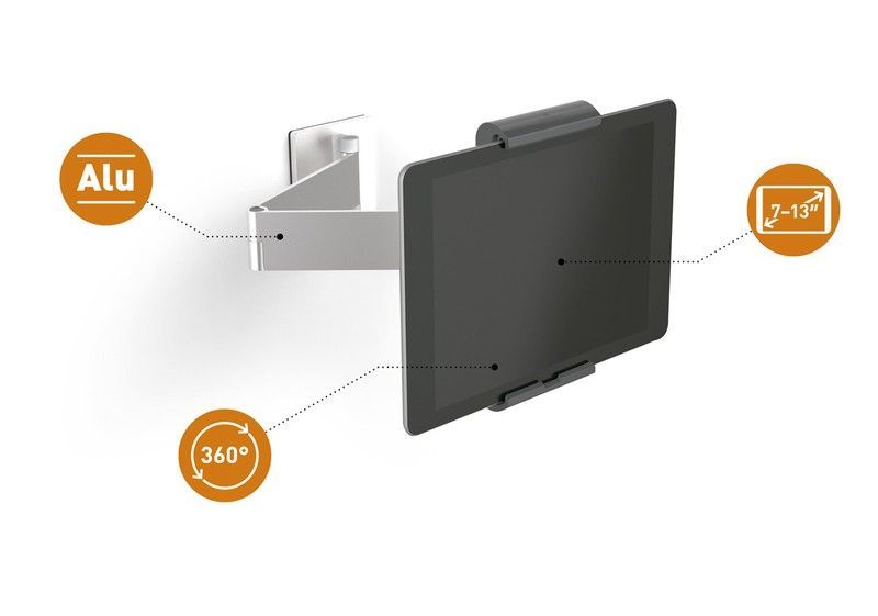 Soporte de pared con brazo para tablet