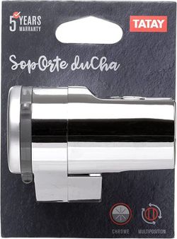 Soporte Ducha Cromado