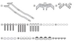 Soporte maleta GSX S1000F / GSX S1000 15>20 givi 3110fz