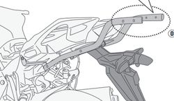 Soporte maleta kawasaki ninja 1000 sx (20 > 21) givi 4130fz