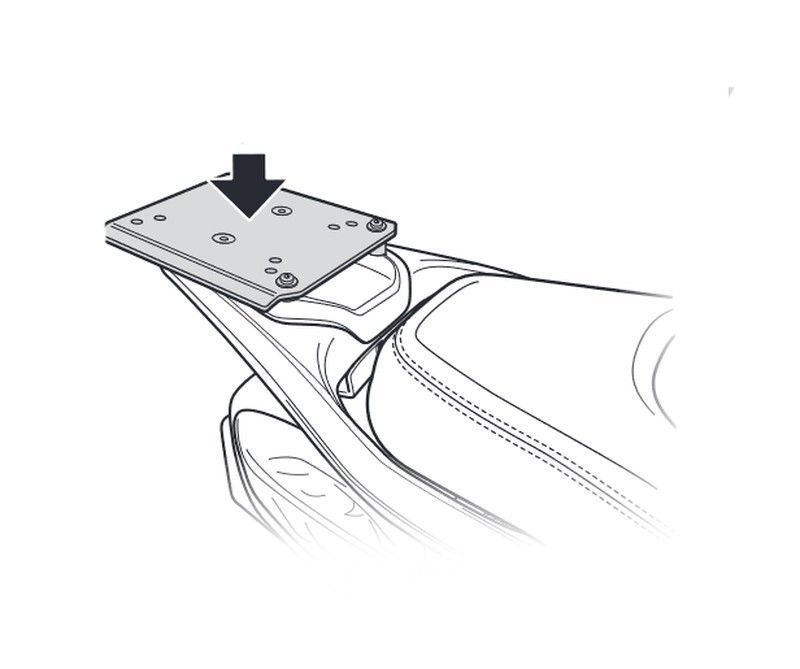 Soporte maleta p. Beverly 300/400 s (euro 5) '21