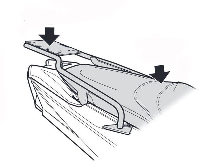 Soporte maleta shad yamaha t-max 530 2017>