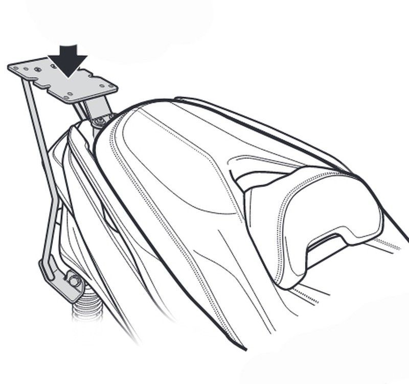 Soporte maleta shad yamaha xmax 125 '21>