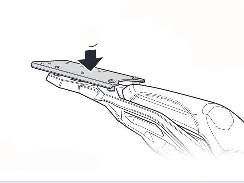 Soporte maleta shad zontes t310 '19