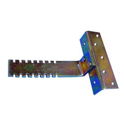 Soporte marco 5 mm "F" codo 35 mm., ATORNILLAR