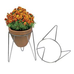 Soporte metálico macetas con pies LISTA Aro Galv.P/Maceta C/Pies Mod.P 20Cm