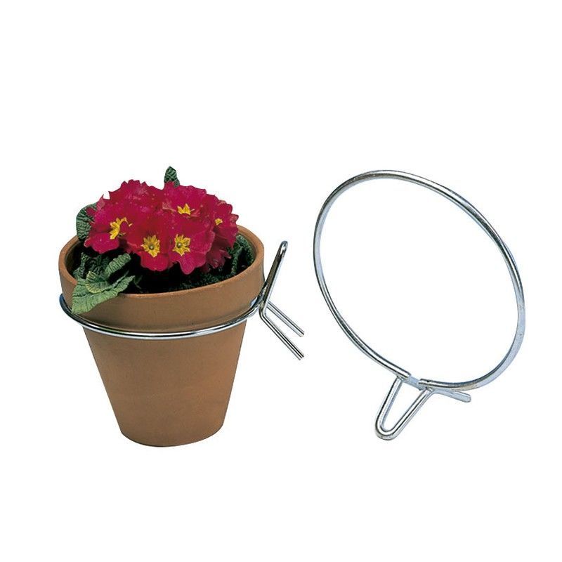 Soporte metálico macetas para colgar LISTA Aro Galv.P/Maceta Colgar Mod.C 18Cm