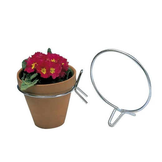 Soporte metálico macetas para colgar LISTA Aro Galv.P/Maceta Colgar Mod.C 20Cm