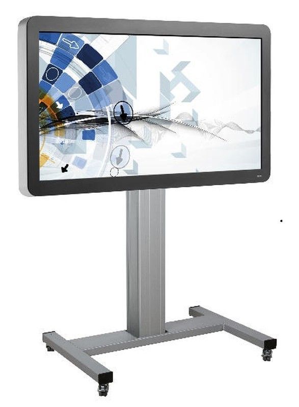 Soporte monitor movil motorizado SCETA 42"-100" hasta 136 KG