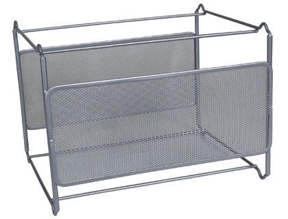 Soporte para Carpetas Colgante Q-Connect Kf00832 Rejilla Plata Metalico -335X285X250 -Para Carpetas Din A4