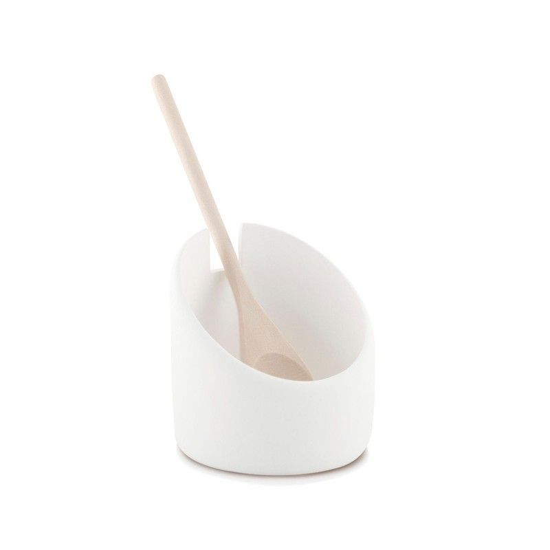 Soporte Para Cuchara de Poliresina Blanco Ø10,5 x 18 cm