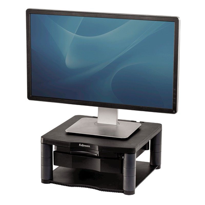 Soporte para monitor plus de fellowes. 2 colores