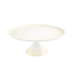 Soporte para tartas de porcelana en marfil, Ø 28,2 x 11,7 cm | Ivory