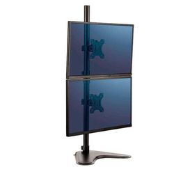 Soporte peana para monitor doble vertical professional series