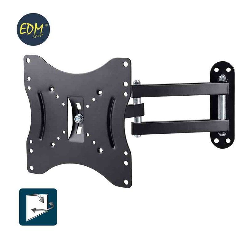 Soporte plasma/lcd/led de 23-42 pulgadas 25kg con brazo tri articulado edm